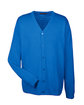 Harriton Men's Pilbloc™ V-Neck Button Cardigan Sweater TRUE ROYAL OFFront