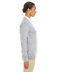 Harriton Ladies' Pilbloc™ V-Neck Button Cardigan Sweater GREY HEATHER ModelSide