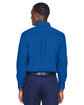 Harriton Men's Easy Blend™ Long-Sleeve Twill Shirt with Stain-Release FRENCH BLUE ModelBack