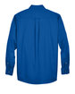 Harriton Men's Easy Blend™ Long-Sleeve Twill Shirt with Stain-Release FRENCH BLUE FlatBack
