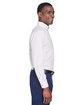 Harriton Men's Easy Blend™ Long-Sleeve Twill Shirt with Stain-Release WHITE ModelSide