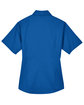 Harriton Ladies' Easy Blend™ Short-Sleeve Twill Shirt with Stain-Release FRENCH BLUE FlatBack