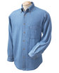 Harriton Men's 6.5 oz. Long-Sleeve Denim Shirt  OFFront