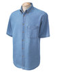 Harriton Men's Short-Sleeve Denim Shirt  OFFront