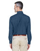 Harriton Men's Tall 6.5 oz. Long-Sleeve Denim Shirt DARK DENIM ModelBack