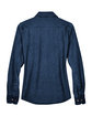 Harriton Ladies' 6.5 oz. Long-Sleeve Denim Shirt DARK DENIM FlatBack