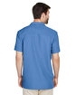 Harriton Men's Barbados Textured Camp Shirt POOL BLUE ModelBack