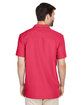 Harriton Men's Barbados Textured Camp Shirt PARROT RED ModelBack
