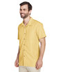 Harriton Men's Barbados Textured Camp Shirt PINEAPPLE ModelQrt