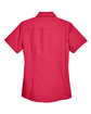 Harriton Ladies' Barbados Textured CampShirt PARROT RED FlatBack