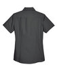 Harriton Ladies' Barbados Textured CampShirt BLACK FlatBack