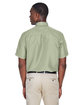 Harriton Men's Key West Short-Sleeve Performance Staff Shirt GREEN MIST ModelBack