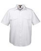 Harriton Men's Key West Short-Sleeve Performance Staff Shirt WHITE OFFront