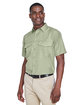 Harriton Men's Key West Short-Sleeve Performance Staff Shirt GREEN MIST ModelQrt