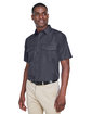 Harriton Men's Key West Short-Sleeve Performance Staff Shirt DARK CHARCOAL ModelQrt