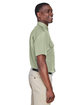 Harriton Men's Key West Short-Sleeve Performance Staff Shirt GREEN MIST ModelSide