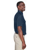 Harriton Men's Key West Short-Sleeve Performance Staff Shirt NAVY ModelSide