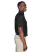 Harriton Men's Key West Short-Sleeve Performance Staff Shirt BLACK ModelSide