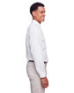 Harriton Men's Key West Long-Sleeve Performance Staff Shirt WHITE ModelSide