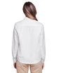 Harriton Ladies' Key West Long-Sleeve Performance Staff Shirt WHITE ModelBack
