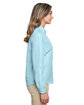 Harriton Ladies' Key West Long-Sleeve Performance Staff Shirt CLOUD BLUE ModelSide