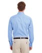 Harriton Men's Foundation 100% Cotton Long-Sleeve Twill Shirt with Teflon™ INDUSTRY BLUE ModelBack