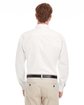 Harriton Men's Foundation 100% Cotton Long-Sleeve Twill Shirt with Teflon™ WHITE ModelBack