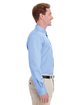 Harriton Men's Foundation 100% Cotton Long-Sleeve Twill Shirt with Teflon™ INDUSTRY BLUE ModelSide