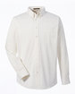 Harriton Men's  Tall Foundation 100% Cotton Long-Sleeve Twill Shirt with Teflon™ WHITE OFFront