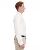 Harriton Men's  Tall Foundation 100% Cotton Long-Sleeve Twill Shirt with Teflon™ WHITE ModelSide