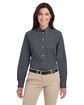 Harriton Ladies' Foundation 100% Cotton Long-Sleeve Twill Shirt with Teflon™  