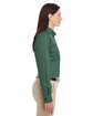 Harriton Ladies' Foundation 100% Cotton Long-Sleeve Twill Shirt with Teflon™ HUNTER ModelSide
