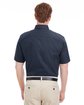 Harriton Men's Foundation Cotton Short-Sleeve Twill Shirt with Teflon  ModelBack