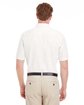 Harriton Men's Foundation Cotton Short-Sleeve Twill Shirt with Teflon WHITE ModelBack
