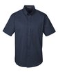 Harriton Men's Foundation Cotton Short-Sleeve Twill Shirt with Teflon  OFFront