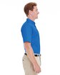 Harriton Men's Foundation Cotton Short-Sleeve Twill Shirt with Teflon FRENCH BLUE ModelSide