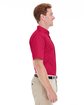 Harriton Men's Foundation Cotton Short-Sleeve Twill Shirt with Teflon RED ModelSide