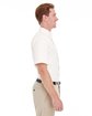 Harriton Men's Foundation Cotton Short-Sleeve Twill Shirt with Teflon WHITE ModelSide
