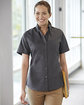 Harriton Ladies' Foundation 100% Cotton Short-Sleeve Twill Shirt with Teflon™  Lifestyle
