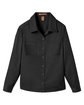 Harriton Ladies' Advantage IL Long-Sleeve Workshirt BLACK FlatFront