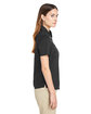 Harriton Ladies' Advantage IL Short-Sleeve Work Shirt BLACK ModelSide