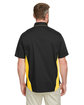 Harriton Men's Flash IL Colorblock Short Sleeve Shirt  ModelBack