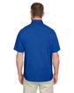 Harriton Men's Tall Flash IL Colorblock Short Sleeve Shirt TR ROYAL/ BLACK ModelBack