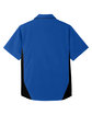 Harriton Men's Tall Flash IL Colorblock Short Sleeve Shirt TR ROYAL/ BLACK FlatBack