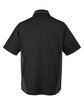 Harriton Men's Tall Flash IL Colorblock Short Sleeve Shirt BLACK/ DK CHARCL OFBack