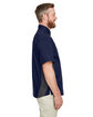 Harriton Men's Tall Flash IL Colorblock Short Sleeve Shirt DK NAVY/ DK CHRC ModelSide