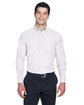 Harriton Men's Long-Sleeve Oxford with Stain-Release  