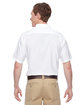 Harriton Men's Paradise Short-Sleeve Performance Shirt WHITE ModelBack