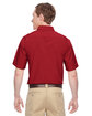 Harriton Men's Paradise Short-Sleeve Performance Shirt PARROT RED ModelBack
