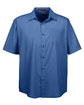 Harriton Men's Paradise Short-Sleeve Performance Shirt POOL BLUE OFFront